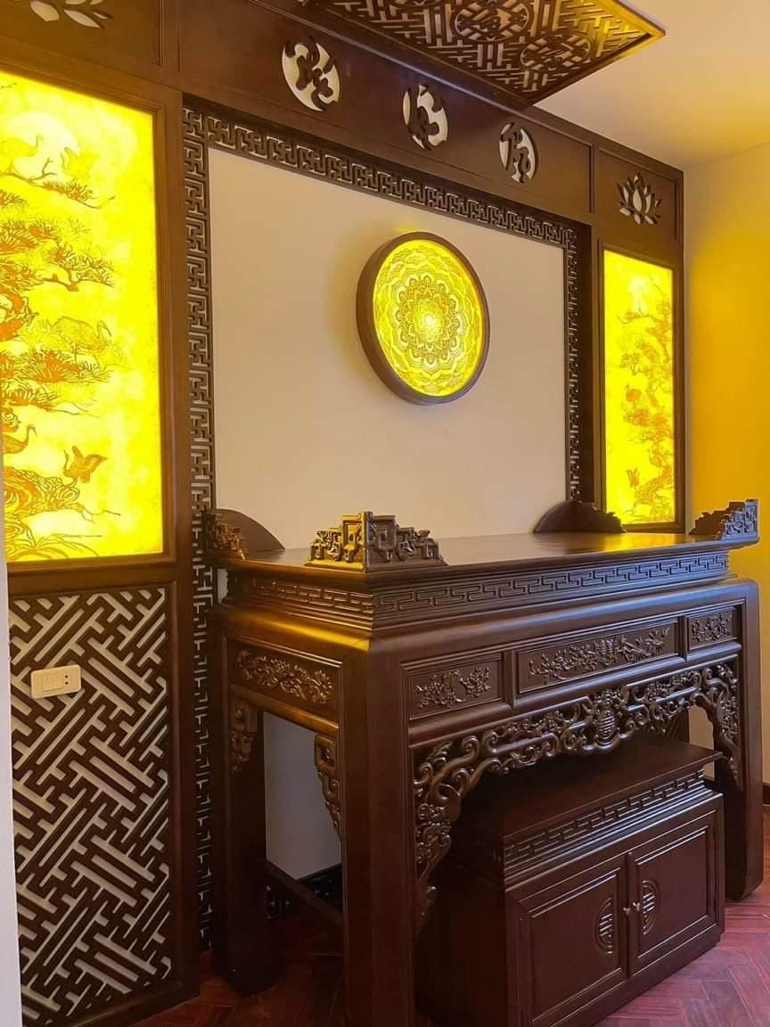 ỐP TƯỜNG NANO PHÒNG THỜ