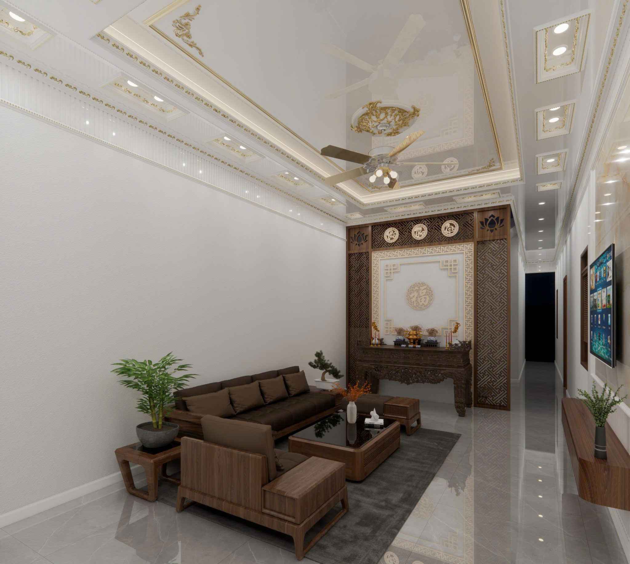 Thi Công Tấm Nhựa Ốp Tường Tại Phố Hàng Bông nhộn nhịp