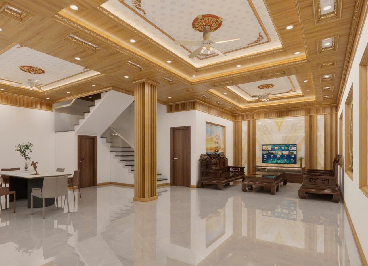 Thi Công Tấm Nhựa Ốp Tường Tại Phố Hàng Tre Thanh Lịch