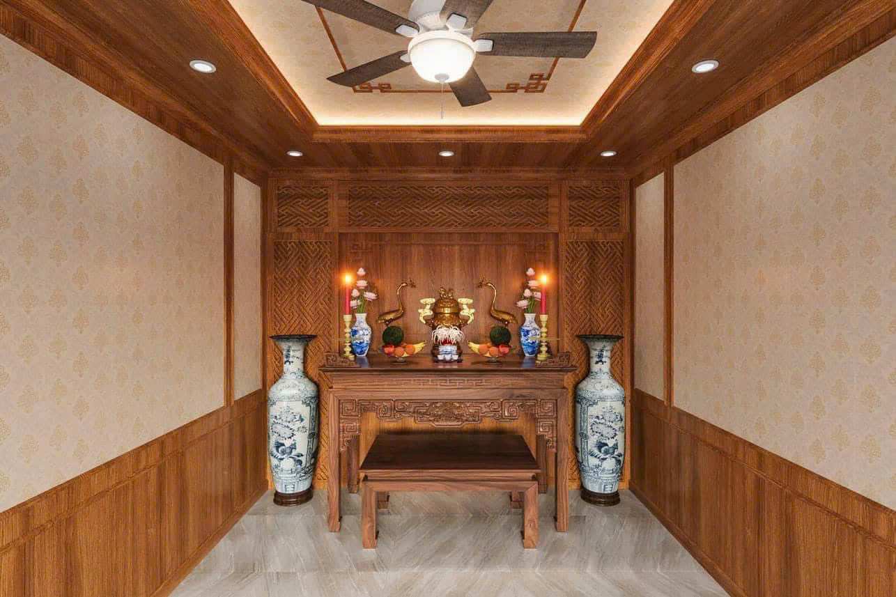 ỐP TƯỜNG NANO PHÒNG THỜ